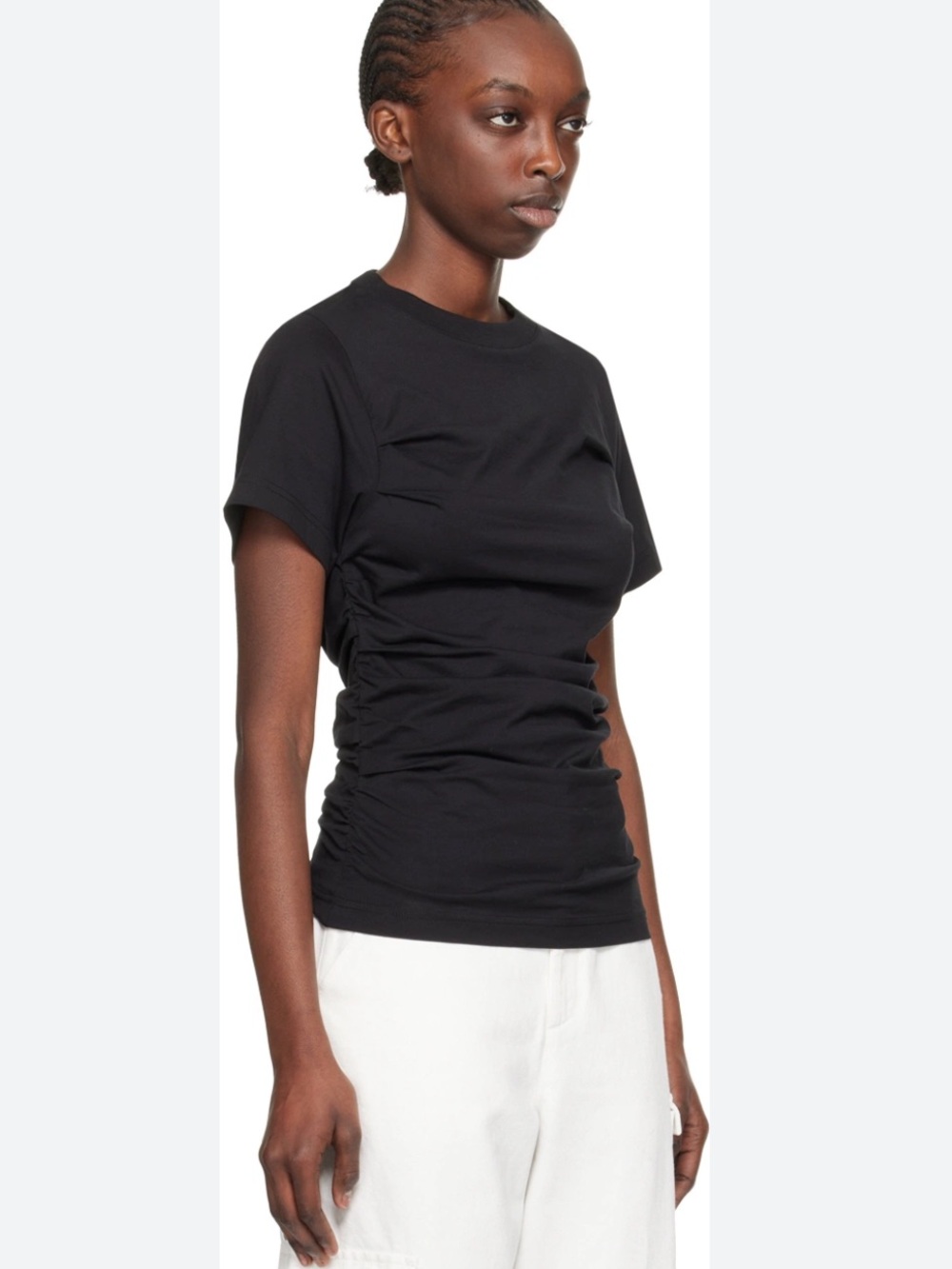 Axel arigato black ria gathered top